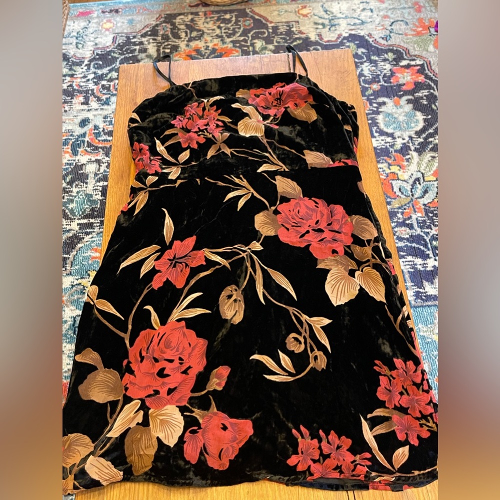 LUSH black velvet dress